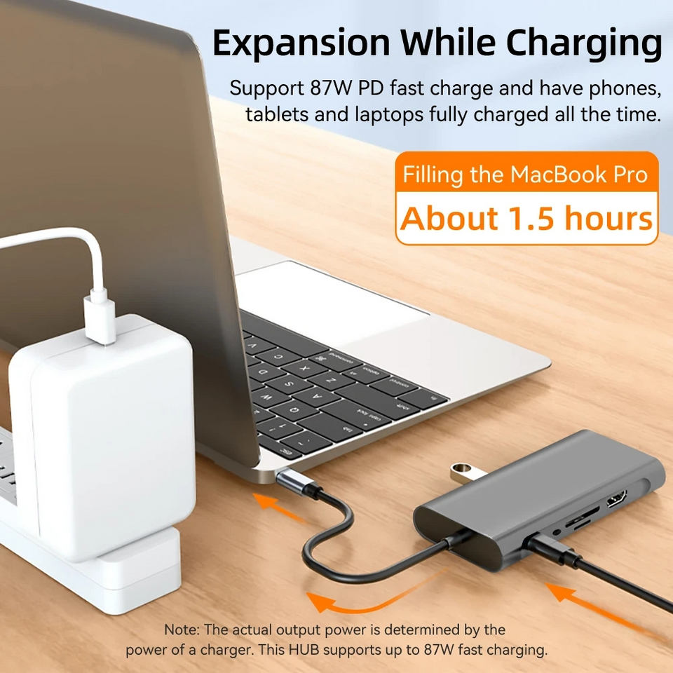 Compro™ USB Type C to 11 In 1 HUB